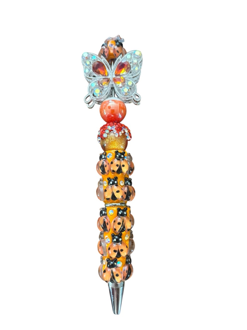 Lady Bug Rainbow Pens Handmade By AB INKS HANDMADE EXPRESSIONS - Picture 7 of 10